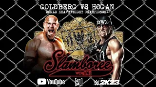 WCW GOLDBERG VS HOGAN WORLD HEAVYWEIGHT CHAMPIONSHIP CAGE MATCH