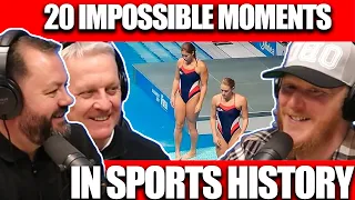 20 Impossible Moments In Sports History REACTION | OFFICE BLOKES REACT!!