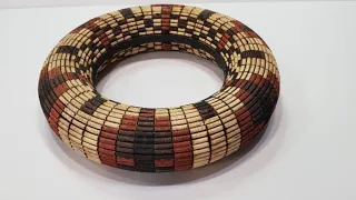 Woodturning | Basket Illusion Torus
