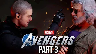 MARVEL'S AVENGERS HAWKEYE DLC Gameplay Walkthrough Part 3 - OLDMAN HAWKEYE