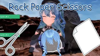 Rock-paper-scissors with Suisei