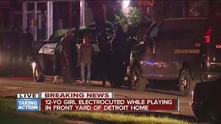 12-year-old electrocuted in Detroit