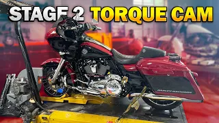 Harley-Davidson M8 Screaming Eagle torque cam install / stage 2 power gains