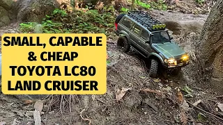 Rochobby Toyota Land Cruiser LC80 - review and test of the hard body 1/18 mini crawler