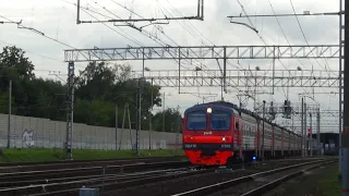 Электропоезд ЭД4М-0380 РЭКС сообщением Нижегородская - Железнодорожная