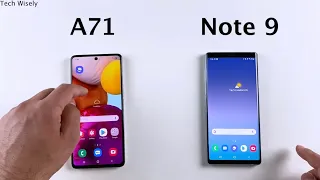 SAMSUNG A71 vs Note 9 - SPEED TEST - in 2021