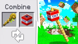 Minecraft But You Can Combine Any Item With Magic...