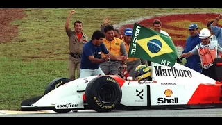 GP Brasil 1993 (Última Volta + Torcida + Pódio) (1080p)