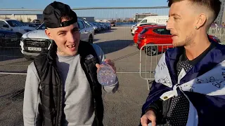 Ben Hatchett and Bobby K pre fight face off