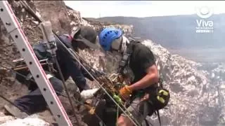 Sam Cossman se adentra en el Cráter Santiago del Volcán Masaya