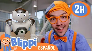 Blippi conoce a Hans el robot | Blippi Español | Videos Educativos para niños