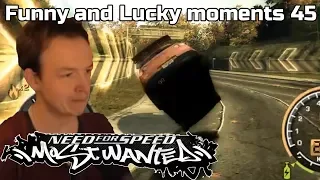 Funny And Lucky Moments - NFS Most Wanted - Ep.45