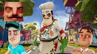 Hello Neighbor - My New Neighbor Butcher Big Chef (Secret Neighbor) Act 2 Random Gameplay