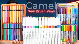 New Camel Brush Pens Review | Better than DOMS ? 🤔