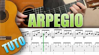 TUTO 🎶 Arpegio Miniatura en Sol [easy spanish guitar]