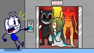 Max's Worst Elevator Ride - Motel Night Pencilanimation Short Animated Film @MaxsPuppyDogOfficial