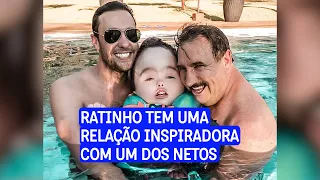 Ratinho tem uma relação inspiradora com um dos netos