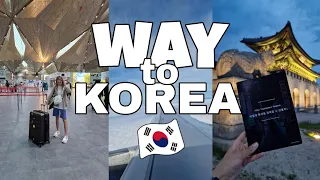 Way to Korea | Уехала на учёбу в Корею | 한국으로 가는 길 [KR SUB]