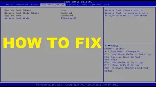 How to Fix Secure Boot is Greyed Out - 2020 Guide