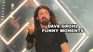 DAVE GROHL FUNNY MOMENTS