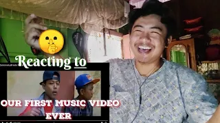 REACTING TO OUR FIRST MUSIC VIDEO EVER "Zamloiin" 😁🤫