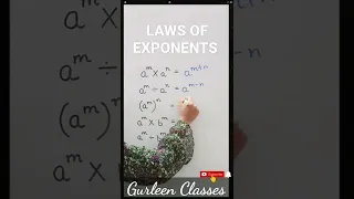 LAWS OF EXPONENTS | MATHS TRICKS