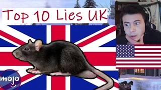 American Reacts Top 10 Lies You Believe About Britain