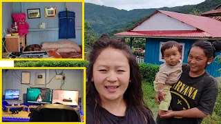 Our Room Tour with "Sano Dima" हाम्रो कोठा को भ्रमण || Village life vlog || Samita Rai || Kedar Rai