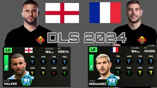 DLS 24 | UPAGEM | MAX UPGRADE  | UPANDO O KYLE WALKER 🇬🇧 + 🇫🇷 THEO HERNANDEZ