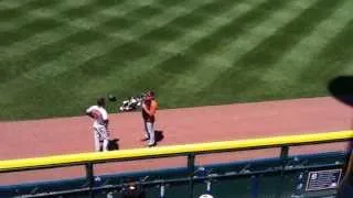 Heckling Baltimore Orioles Catcher Taylor Teagarden