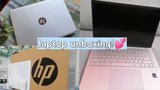 Laptop Unboxing 💻 || How I got a free laptop || Unboxing my new laptop Hp