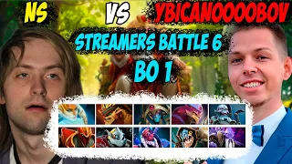 НС ПРОТИВ УБИЙЦЫ НУБОВ! STREAMERS BATTLE 6! Дневник убийцы нубов! Дота 2 7.35