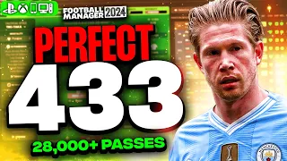 The Perfect FM24 Tiki Taka Tactic! | 28,000+ Passes + 65% Possession!