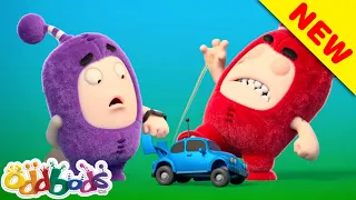 ODDBODS | Fuse & Jeff Play With Toy Car | Cartoon for Kids