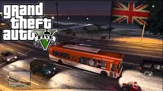 GTA 5 Online - British Tour Bus