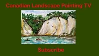 Plein - air paintings of Canadian landscapes