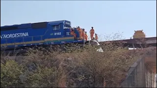 ferrovia transnordestina chega no cedro vídeo Edson Reis