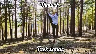 Dimash doing Taekwondo 🥋