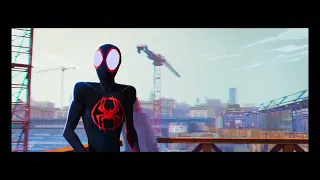 Spider man across the spider verse spider man and his dad talk | scene