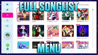 Just Dance 2022 - FULL SONG LIST,  MENU & Kids Mode