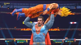 Goku & Thirst T Extreme RULES Vs SuperMan & SuperGirl WWE 2K23