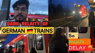 Dark Reality Of GERMAN Train !BAD Experience !जर्मन ट्रेन की सच्चाई