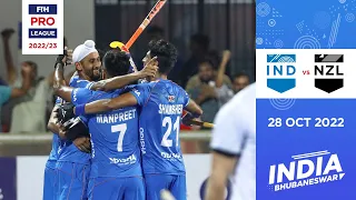 FIH Hockey Pro League 2022-23: India vs New Zealand (Men, Game 1) - Highlights