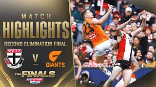 St Kilda v GWS Giants | Elimination Final | 2023 Toyota AFL Finals Series