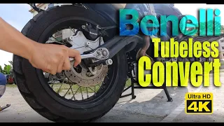 Convert into tubeless rim Benelli trk 502x [4K]