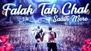 Falak Tak Chal Saath Mere || Free Fire Love Editing || Vasu777