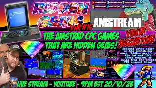 [AMSTRAD CPC] ⚡️AMSTREAM 🕹️ Amstrad CPC...💎 HIDDEN GEMS! 💎 (Games) Part #10 - Viewer Suggestions! ⭐️