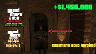 Gta 5 Online Cayo Perico basement storage door glitch tutorial After Mercenaries Update