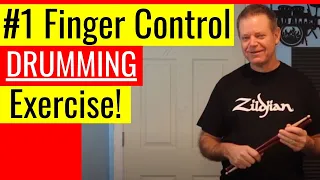 #1 Finger Control Technique Drum Exercise😁