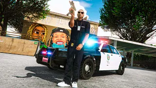 I became a Cop in the HOOD in GTA 5 RP!